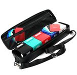 Quiver Time Bundle: 1x Black Quiver Card Case + 5X Deck Blocks 100+ for MTG, Pokemon, KeyForge, Dragon Ball Z, Netrunner, Legendary etc