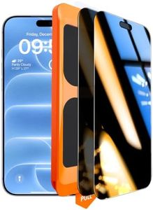TOCOL for 18 Pro Max Privacy Screen Protector, Easy Installation