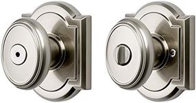 Baldwin 353CYK ARB 15 Carnaby Bed/Bath Knob, Satin Nickel