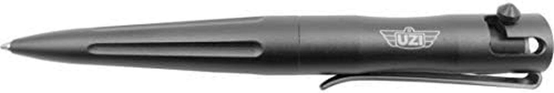 UZI Tactical Bolt Action Pen, Ultra Durable Aircraft Aluminum (UZI-Tacpen15-GM) Ballpoint Writing Tactical Pen Gun Metal, Christmas Gift