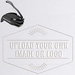 Custom Logo Rectangle Embosser Seal Stamp Upload Your Own Design Personalized