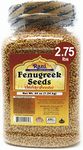 Rani Fenugreek (Methi) Seeds Whole 44oz (2.75lbs) 1.24kg Bulk PET Jar, Trigonella foenum graecum ~ All Natural | Vegan | Gluten Friendly | Non-GMO | Indian Origin, used in cooking & Ayurvedic spice