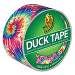 ShurTech Patterned Duck Tape 1.88-inch x 10yd-Love Tie-Dye, Other, Multicoloured, 11.39 x 11.65 x 7.08 cm