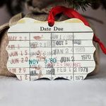 Book Lover Christmas Ornament - Unique Librarian Gift for Book Clubs & Tree Decor