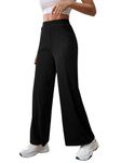 GRECIILOOKS Trouser for Women (GL-TR954-2XL-BLACK)