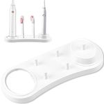 Electric Toothbrush Stand for Oral-B Toothbrush Heads - 4 Toothbrush Head Holders with Electric Toothbrush Stand and Electric Toothbrush Charger Holder