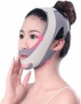 Reusable V Line Face Mask, Soft Face Chin Up Tape, Chin Strap Double Chin Eliminator V Line Lifting Mask for Women Double Chin Strap Face Slimming V Shaped Belt for Women and Men