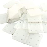 RLECS 20pcs Pinned Nylon Hinge 20x36mm L Size for RC Airplane Plane Parts Model