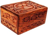 Wooden Pet Memorial Cremation Urns for Ashes Pet Urn Wood Keepsake Paw Box Urns for Cat Dogs Ashes | Cat Memorials