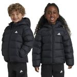 adidas Unisex Kids SYNTHETIC DOWN JACKET, black/black/black, 3-4 Years