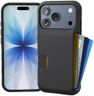 Smartish® iPhone 17 Pro Wallet Case - Wallet Slayer Vol. 1 [Slim + Protective] Credit Card Holder - Drop Tested Flip Hidden Card Slot Cover for Apple iPhone 17 Pro - Black Tie Affair