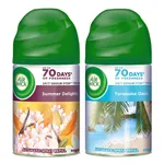 Air Wick Freshmatic Summer Delights and Turquoise Oasis with Airwick Room Fresheners Automatic Machine Refill Combo | Bathroom Freshener | Room Spray | 250ml Each