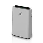 Sharp UA-HD60U-L Air Purifier with Humidification for Large Rooms - Air Flow 396 m3/h, Anti-Allergen Triple Filter (HEPA), Plasmacluster Ion Generator Combats Bacteria, Viruses, Odours and Static