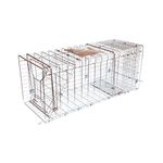 JT Eaton 485 Answer Galvanized Steel Wire Single Door Professional Live Animal Cage Trap, 32-Inch Length x 12-Inch Width x 10-Inch Depth