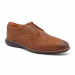 Ruosh The Hybrid Men Tan Wingtip Lace-up