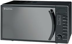 Russell Hobbs RHM1714B 17 Litre 700 W Black Digital Solo Microwave with 5 Power Levels, Digital Clock and Timer, 8 Auto Cook Menus, Automatic Defrost, Easy Clean