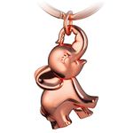 FABACH Jumbo elephant keyring, sweet elephant lucky charm for women, elephant pendant for best friend, key chain, elephant gift for elephant lovers