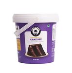 BAKE AT HOME | Cake Mix Powder 480 Gm | 100% Vegetarian| Eggless |Instant Cake Mix, Just Add Water And Oil (Double-Chocolate)