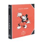 Grupo Erik Disney 100 Mickey Photo Album Self Adhesive | Polaroid Photo Album | 6.3x6.3 inches - 16x16 cm | 11 Double Sided Pages | Hardcover | Instax Photo Album | Dsiney Gifts | Mickey Mouse Gifts