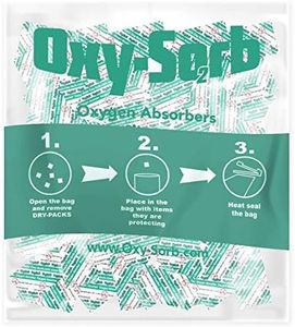 Oxy-Sorb 100cc Oxygen Absorber Packets, 100 Pack - Long Term Food Storage Freshness Protection