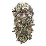 Ghillie Camouflage Leafy Hat 3D Ful