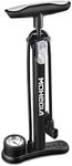 MOHEGIA Bike Floor Pump with Gauge,