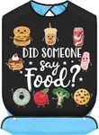 BWWKTOP Did Someone Say Food Adult Bibs Foodie Lovers Gifts Gag Pranks Bib Adjustable Eating Clothing Protectors (Someone say Food)