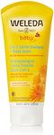 Weleda Baby Calendula 2-in-1 Gentle Shampoo and Body Wash, 6.8 Fluid Ounce, Plant Rich Cleanser with Calendula and Sweet Almond Oil