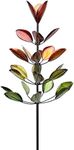 Large Metal Garden Wind Spinner - Kinetic Sculptures 5 FT Windmills Outdoor Metal Wind Spinners for Yard and Garden Wind Spinner Green Tree