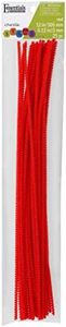 Essentials By Leisure Arts Chenille Stems Red 12" 3Mm 25Pc - Versatile Pipe Cleaners for Crafts, DIY Projects, and Decorations - Bright, Flexible Craft Pipe Cleaners