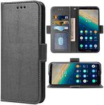 Phone Case for Moto Z3 / Z3 Play Folio Flip Wallet Case,PU Leather Credit Card Holder Slots Full Body Protection Kickstand Protective Phone Cover for Motorola MotoZ3 Moto3 Z 3case 3 3Z Z3play Black