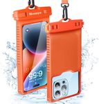 Niveaya Waterproof Phone Pouch, Waterproof Phone Case Compatible for iPhone 15 14 13 12 Pro Max Up to 7", IPX8 Cellphone Kayak Accessories, Travel Essentials 1Pack