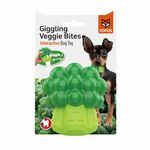 BarkButler x FOFOS Giggling Squeaker Dog Toy - Broccoli, Durable Chew Toys for Dogs, Ideal Teething Toys for Puppy & Adult Dogs (5-30kgs), Interactive Dog Toys for Dogs of All Breeds