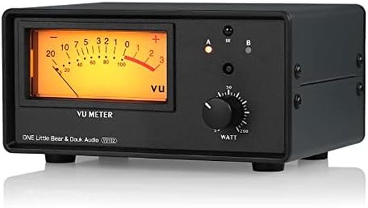 Douk Audio VU102 2 Zone Speaker Selector Box Amplifier Switch with VU Meter and Remote Control for Home Stereo System Studio Sound Comparison