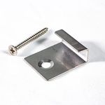 EasyComposite™ Composite Decking Starter Clips Hidden Fasteners Stainless Steel Fixings with Screws (40)