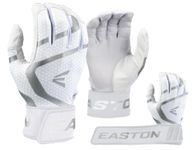 Easton | MAV GT Locked in Baseball Batting Gloves | Adult X-Large | White