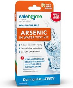 Safe Home® DIY Arsenic in Water Test Kit – at Home Testing for Arsenic in Any Freshwater Supply – Detection 0-500 PPB – Fast Results