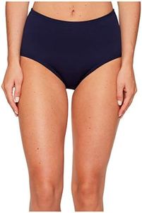 TYR Sport Competitor High Waist Bottom, 12, Navy