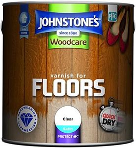 Johnstone's Woodcare Varnish for Floors - Clear 2.5L