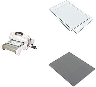 Sizzix Big Shot Machine Bundle, tampons de Coupe Standard, Tapis en Caoutchouc Silicone et Tapis d'impression