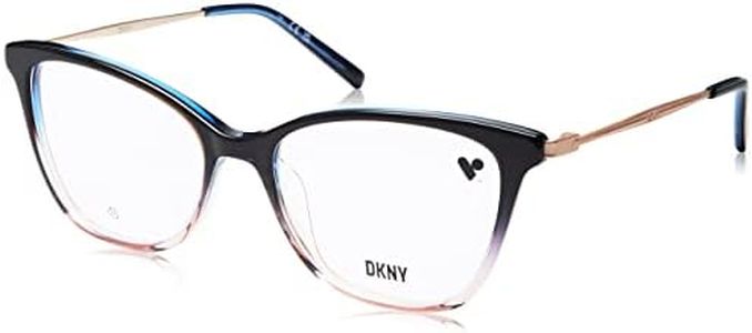 DKNY Unisex Sunglasses, 480 Crystal Navy Peach Size, 53