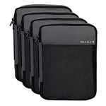 TRAVALATE® 4 Set Packing Cubes Travel Luggage Packing Clothes And Undergarment Organizer Bags Set For Men and Women