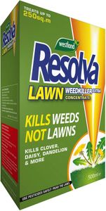 Resolva Concentrate Lawn Weedkiller Extra, 500ml