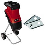 Einhell Electric Shredder GC-KS 2540 (2 Reversible Blades Made of Special Steel, Motor Circuit Breaker, Shredder Debris Bag, Transport Handle, Prodder) & Shredder Accessory For GC-KS 2540