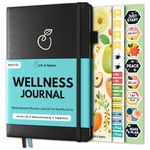 Food Journal & Fitness Diary with Daily Gratitude and Meal Planner for Healthy Living and Weight Loss Diet