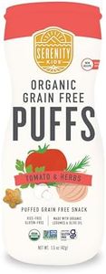Serenity Kids Tomato & Herbs - USDA Certified Organic, Grain Free & Non-GMO Veggie Puffs - Easy-Dissolve Texture - 1.5 Oz, Pack of 6