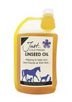 Just Linseed Oil - Natural Pet Supplement - British Cold Pressed Extra Virgin Linseed (Flaxseed) Oil, 1 Litre