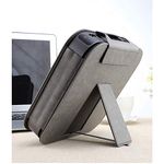 Oaky Case Cover for Apple Mac Mini 2018/2020 M1 [ Shock Absorbent ] Pouches PU Leather Kickstand Wallet Cover Durable Protect Flip Case for Apple Mac Mini Cover - Grey