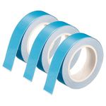 MECCANIXITY Glow in The Dark Tape 9.8 Ft x 0.5 Inch Luminous Fluorescent Tape for Night Outdoors Indoors Decorations Signs, Blue Pack of 3