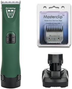 Masterclip Old English Sheepdog Cordless Clippers – Rechargeable Professional Grooming Set with 2 x Premium A5 Blades (10 & 4 Skip) - Suitable for Dogs with a Long, Dense, Double Coat